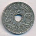 Франция 25 сантимов 1929 год