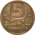 Финляндия 5 марок 1980 год - Ледокол Урхо
