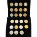 Набор из 23 медалей &quot;Самые ценные монеты России&quot; Императорский Монетный Двор, с сертификатами, в футляре
