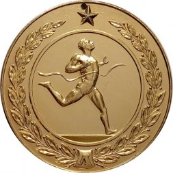 Настольная медаль За высокое спортивное мастерство. Труд. Ленинград. 1960 (отверстие)