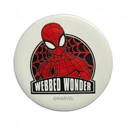 Значок Marvel Comics. Человек - Паук. Webbed wonder