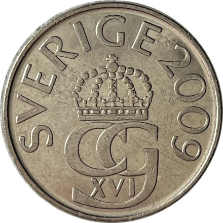 Швеция 5 крон 2009 год