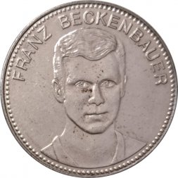 Жетон Германия (ФРГ) Shell. Franz Beckenbauer. Mexico 70