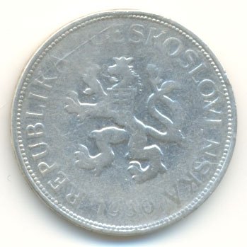 Чехословакия 5 крон 1930 год