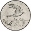 Острова Кука 20 центов 2015 год - Крачка