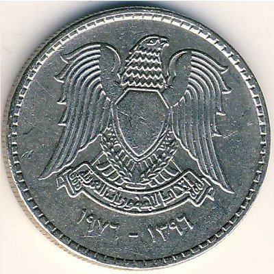 Сирия 25 пиастров 1976 год