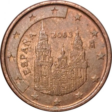Испания 1 евроцент 2003 год