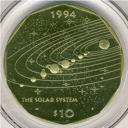 Маршалловы острова 10 долларов 1994 год