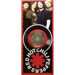 «Red Hot Chili Peppers» - Гравированная цветная монета 10 рублей в буклете
