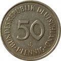 ФРГ 50 пфеннигов 1985 год (J)