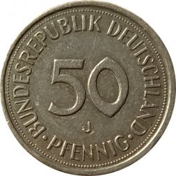 ФРГ 50 пфеннигов 1985 год (J)