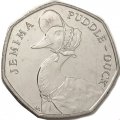 Великобритания 50 пенсов 2016 год - 150 лет со дня рождения Беатрис Поттер, Клара Кряквуд