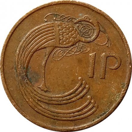 Ирландия 1 пенни 1975 год