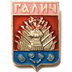 Значок Галич. Герб. Костромская серия (Al)