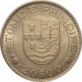 Сан-Томе и Принсипи 20 эскудо 1971 год UNC
