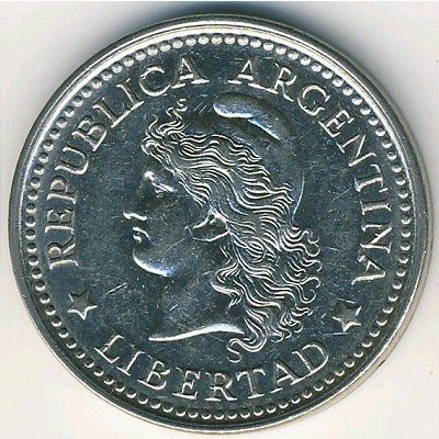 Аргентина 50 сентаво 1958 год