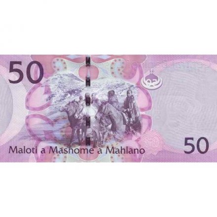 Лесото 50 малоти 2010 год - Всадники UNC