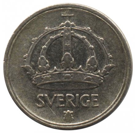 Швеция 10 эре 1942 год (новый тип)