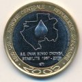 Габон 4500 франков КФА 2005 год - Стабильность - Омар Бонго
