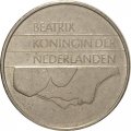 Нидерланды 1 гульден 1982 год - Королева Беатрикс