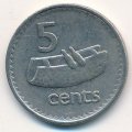 Фиджи 5 центов 1987 год