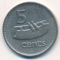 Фиджи 5 центов 1987 год