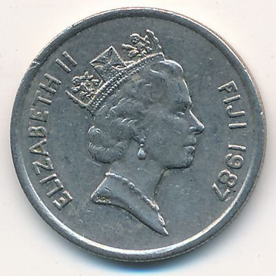 Фиджи 5 центов 1987 год