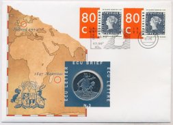 Нидерланды 1 экю 1996 год