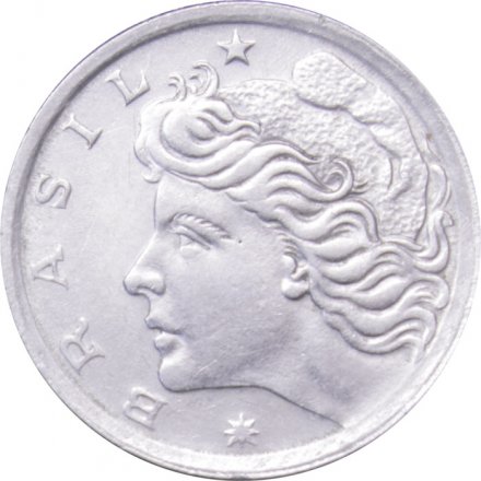 Бразилия 2 сентаво 1967 год