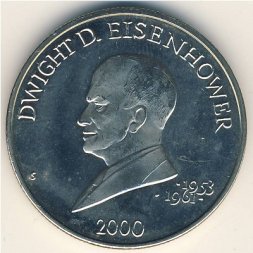 Либерия 5 долларов 2000 год