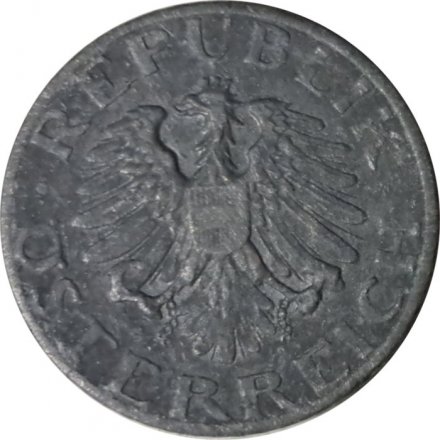 Австрия 5 грошей 1975 год