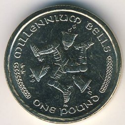 Остров Мэн 1 фунт 2001 год
