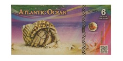 Атлантический океан - 6 океан-долларов 2017 год - Краб-отшельник