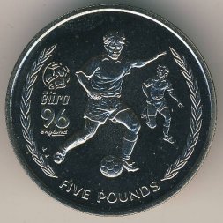 Остров Мэн 5 фунтов 1996 год