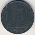 Бельгия 1 франк 1945 год - Король Леопольд III