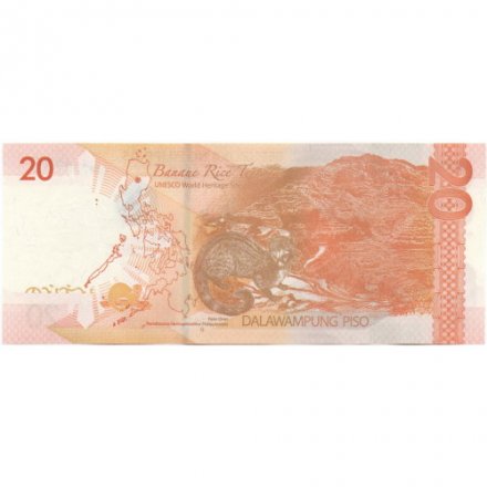 Филиппины 20 песо 2016 год - UNC
