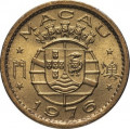 Макао 10 авос 1976 год UNC