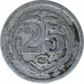 Французский токен 25 сантим 1921 год