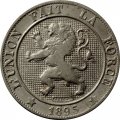 Бельгия 5 сантимов 1895 год (DES BELGES)