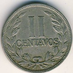 Колумбия 2 сентаво 1938 год