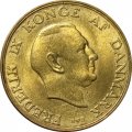 Дания 1 крона 1947 год - Король Фредерик IX