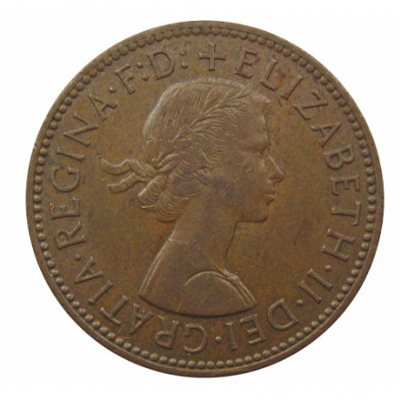 Великобритания 1/2 пенни 1964 год