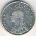 Великобритания 2 шиллинга (1 флорин) 1890 год
