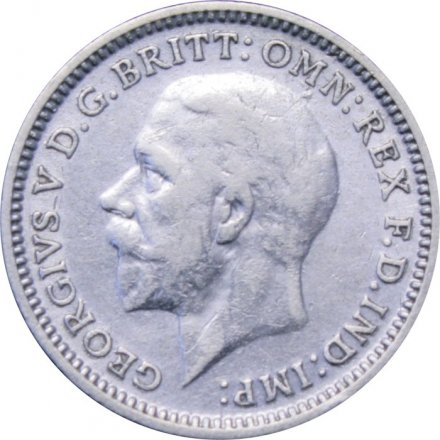Великобритания 3 пенса 1933 год - Король Георг V