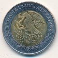 Мексика 2 песо 2009 год - Хохлатый сокол