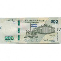 Гондурас 200 лемпир 2019 (2021) год - 200 лет Независимости UNC