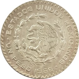 Мексика 1 песо 1966 год