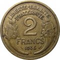 Франция 2 франка 1935 год