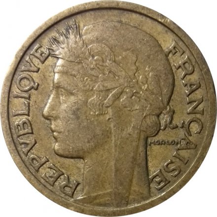 Франция 2 франка 1935 год