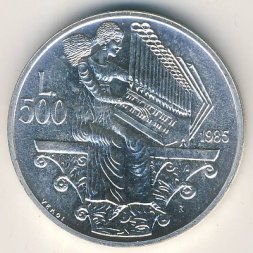 Сан-Марино 500 лир 1985 год